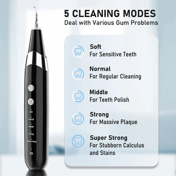 Hangsun Ultrasonic Plaque Remover & Dental Cleaning Tool With LED Light