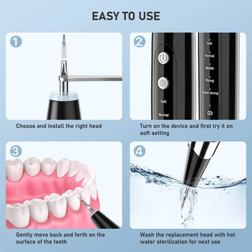Hangsun Ultrasonic Plaque Remover & Dental Cleaning Tool With LED Light